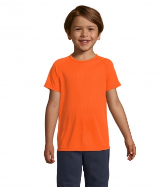 Лого трейд pекламные cувениры фото: SPORTY KIDS T-SHIRT 140g