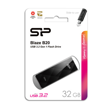 Логотрейд pекламные продукты картинка: Флешка Silicon Power B20 USB 3.0