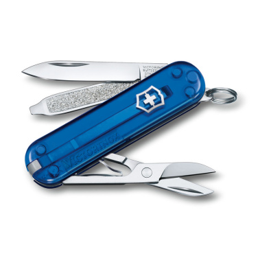 Лого трейд pекламные подарки фото: Карманный нож Classic SD прозрачный Victorinox