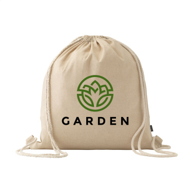 Лого трейд бизнес-подарки фото: Рюкзак GRS Recycled Cotton PromoBag (180 г/м²)