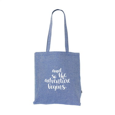 Лого трейд бизнес-подарки фото: Сумка Melange Shopper GRS Recycled Canvas (280 г/м²)