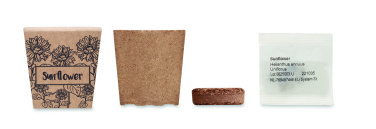 Логотрейд pекламные подарки картинка: Sunflower growing kit