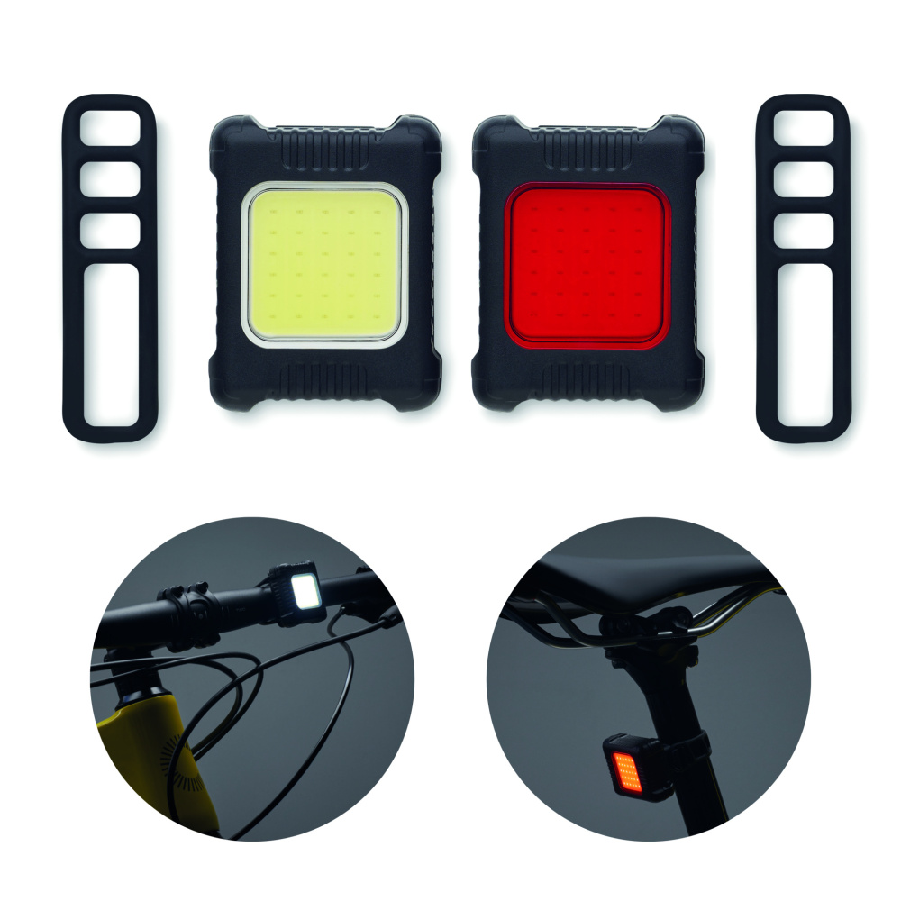 Лого трейд pекламные подарки фото: Rechargeable bike light set