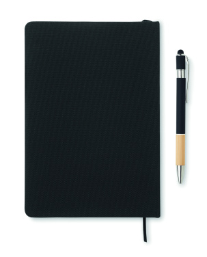 Логотрейд pекламные cувениры картинка: A5 RPET notebook with pen