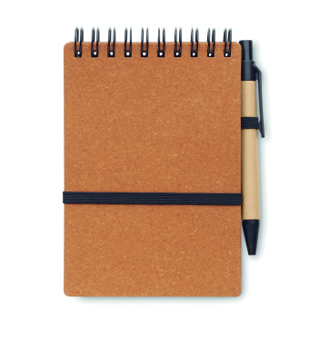 Логотрейд бизнес-подарки картинка: Recycled notebook with ball pen