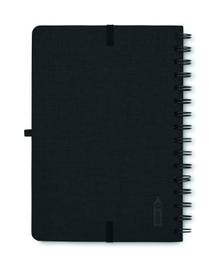 Логотрейд pекламные подарки картинка: A5 notebook with phone holder