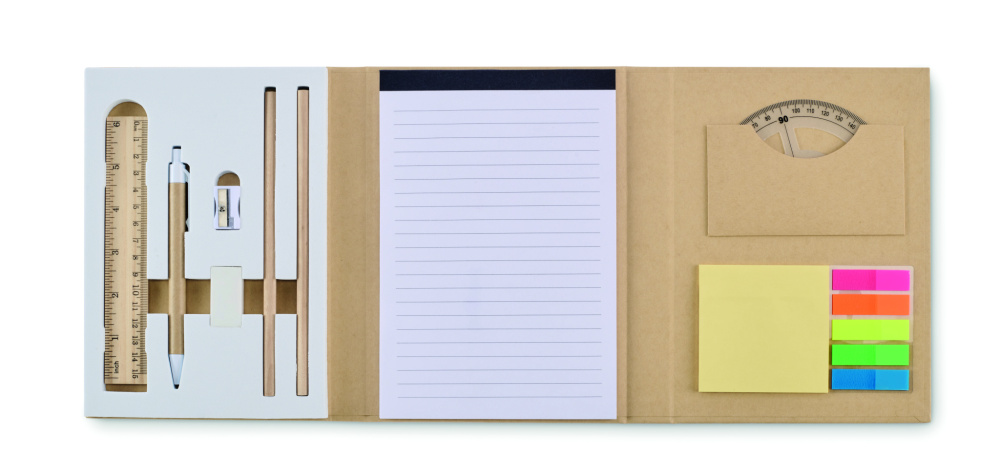 Логотрейд pекламные подарки картинка: Stationary set with notepad