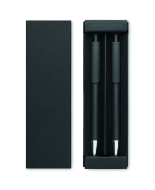 Логотрейд pекламные подарки картинка: Recycled aluminium pen set