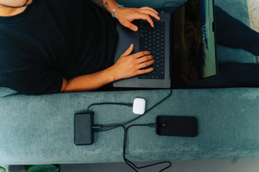 Логотрейд pекламные cувениры картинка: Urban Vitamin Eureka гибридный GANcharger 10000 мАч внешний аккумулятор 65 Вт