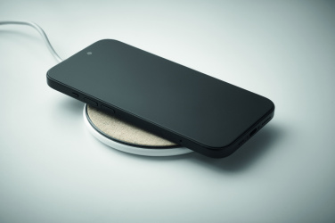 Логотрейд pекламные cувениры картинка: Cork wireless charger 15W