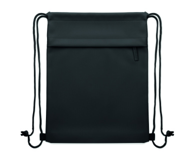 Лого трейд pекламные подарки фото: Drawstring bag in 600D RPET