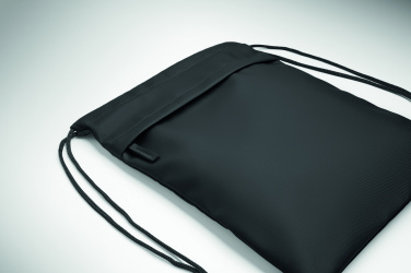 Логотрейд pекламные продукты картинка: Drawstring bag in 600D RPET