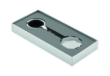 Логотрейд бизнес-подарки картинка: Glass round award key ring