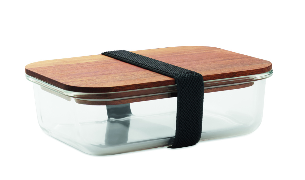 Логотрейд pекламные cувениры картинка: Glass lunch box 800ml