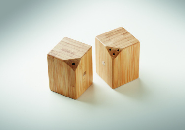 Логотрейд pекламные продукты картинка: Bamboo salt & pepper set