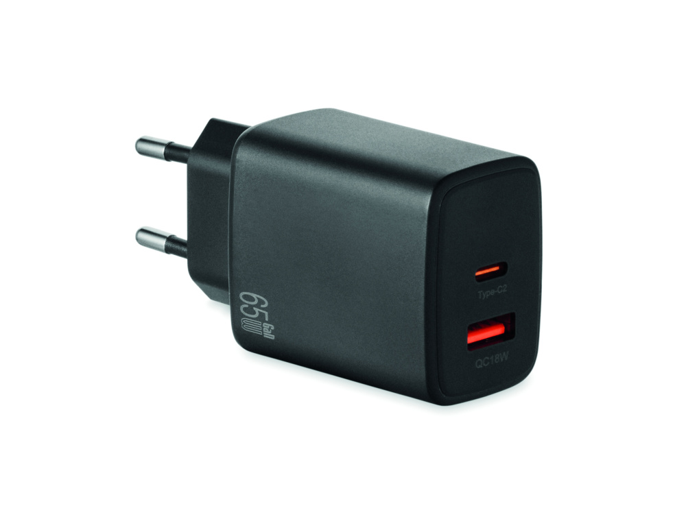 Логотрейд бизнес-подарки картинка: EU 2-pole wall adapter/charger