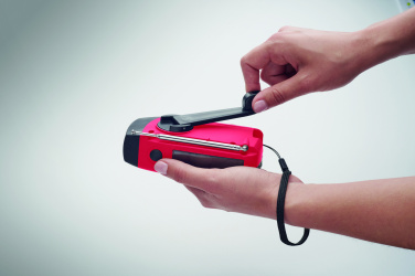 Логотрейд pекламные подарки картинка: Portable radio SOS with LED torch
