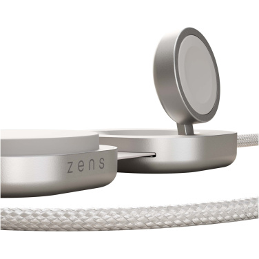 Лого трейд бизнес-подарки фото: Зарядный кабель 3-в-1 Zens Pro 3 USB-C мощностью 140 Вт