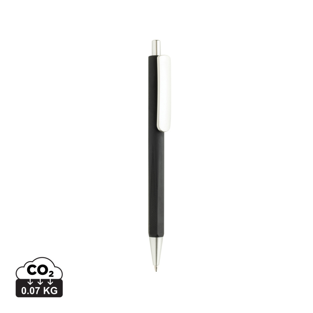Логотрейд pекламные cувениры картинка: Эксклюзивная трехсторонняя ручка EDGE RCS