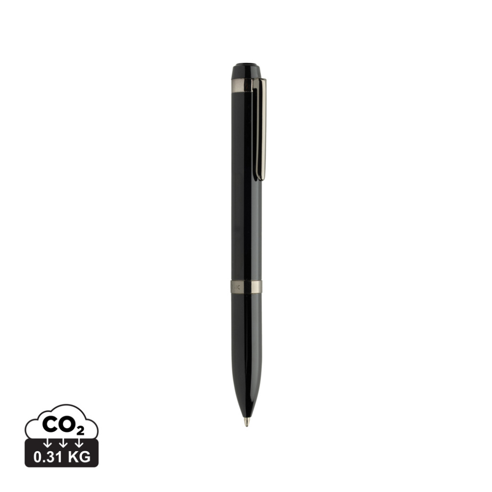 Лого трейд pекламные cувениры фото: Ручка Swiss Peak OSLO из переработанной нержавеющей стали класса люкс