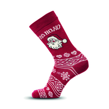 Лого трейд бизнес-подарки фото: Pair of Christmas socks M