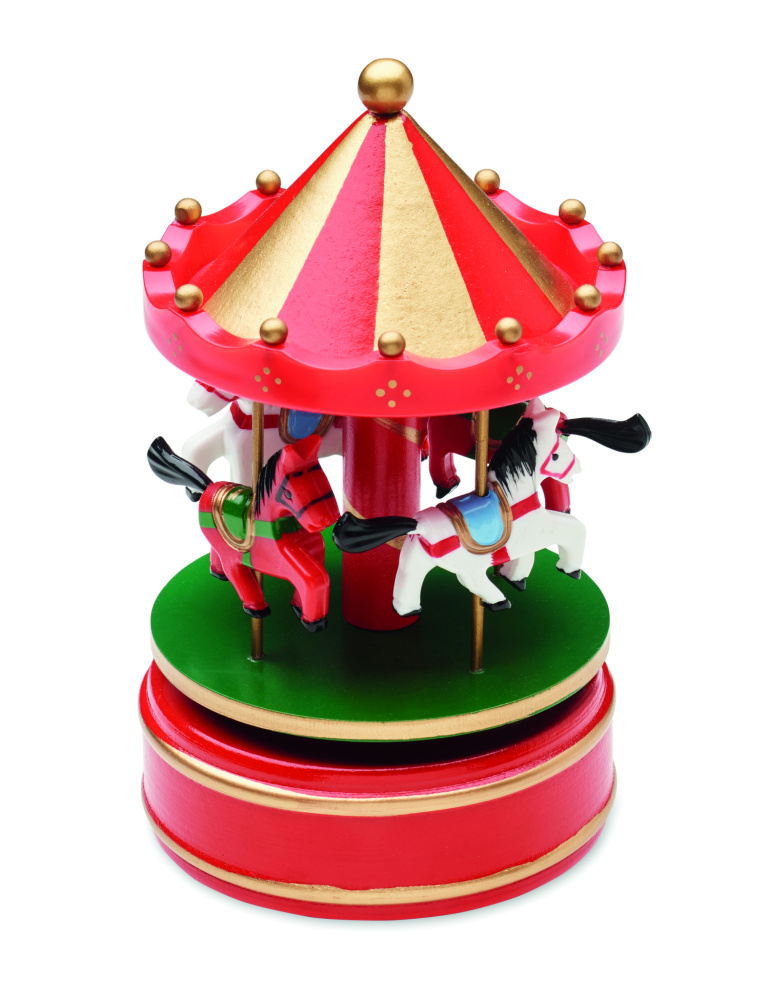 Логотрейд pекламные cувениры картинка: Mini carousel music box