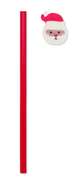 Логотрейд бизнес-подарки картинка: Christmas pencil with eraser