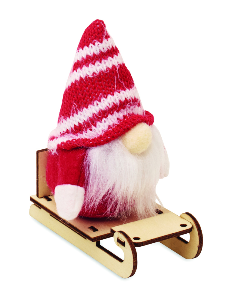 Лого трейд pекламные продукты фото: Gnome on wooden sleigh