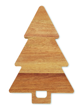 Лого трейд pекламные подарки фото: Acacia serving board Xmas tree