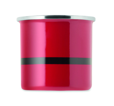 Лого трейд pекламные cувениры фото: Santa enamel vintage mug 300ml