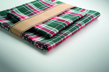 Лого трейд pекламные продукты фото: Chequer cotton tablecloth set