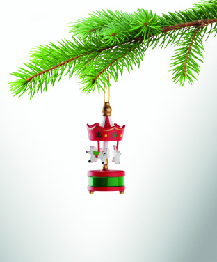 Логотрейд pекламные подарки картинка: Wooden carousel ornament