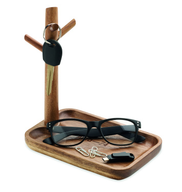 Лого трейд pекламные cувениры фото: Acacia wood key tray holder