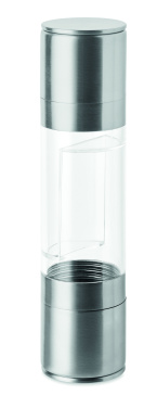Лого трейд бизнес-подарки фото: 2-in-1 salt and pepper mill