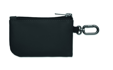 Лого трейд pекламные продукты фото: PU key case wallet w/carabiner