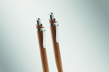 Лого трейд pекламные cувениры фото: Acacia wood pen and pencil set