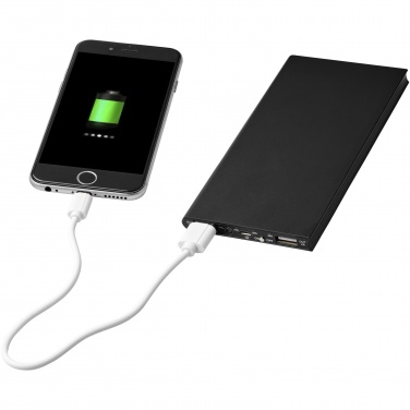 : Plate 8 000 mAh powerbank i aluminium