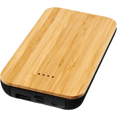 : Framtida bambu/tyg 6 000 mAh trådlös powerbank