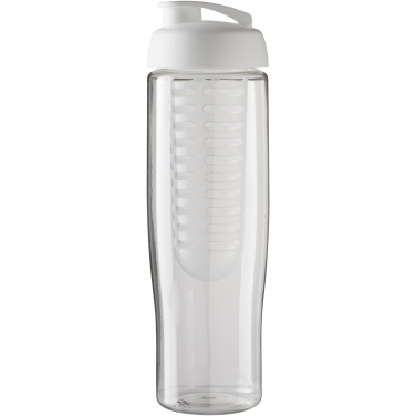 Logotrade reklamprodukter bild: H2O Active® Tempo 700 ml sportflaska med uppfällbart lock och fruktbehållare