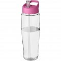 H2O Active® Tempo 700 ml sportflaska med piplock, Transparent / Rosa