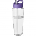 H2O Active® Tempo 700 ml sportflaska med piplock, Transparent / lila