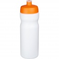 Baseline® Plus 650 ml sportflaska med sportlock, Vit/orange