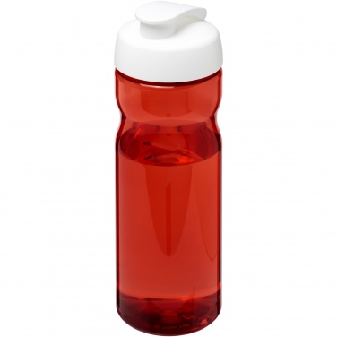 Logotrade kampanjprodukter bild: H2O Active® Eco Base 650 ml sportflaska med uppfällbart lock