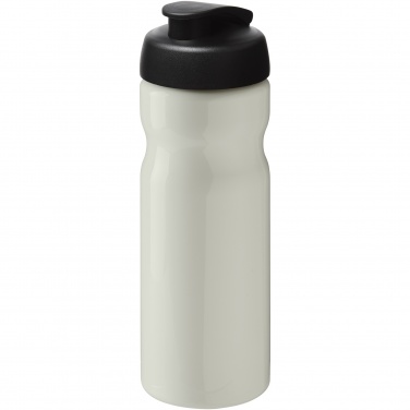 Logotrade reklamprodukter bild: H2O Active® Eco Base 650 ml sportflaska med uppfällbart lock