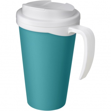 Logotrade profilreklam bild: Americano® Grande 350 ml mugg med spillsäkert lock