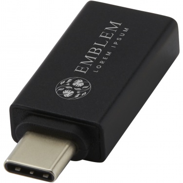 Logotrade profilprodukter bild: ADAPT USB-C till USB-A 3.0-adapter av aluminium