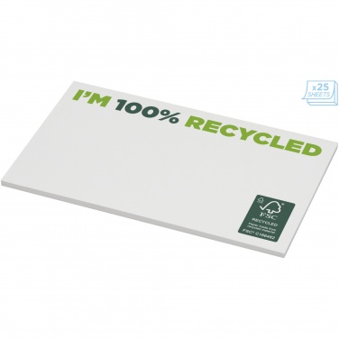 Logotrade profilprodukter bild: Sticky-Mate® klisterlappar av återvunnet papper 127 x 75 mm