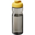 H2O Active® Base Tritan™ 650 ml sportflaska med uppfällbart lock, Träkol / Gul