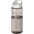 H2O Active® Base Tritan™ 650 ml sportflaska med piplock, Träkol / Vit