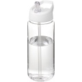 H2O Active® Octave Tritan™ 600 ml sportflaska med piplock, Transparent klar / Vit